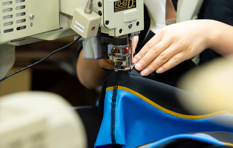 フラットシーマで快適な着心地の製品