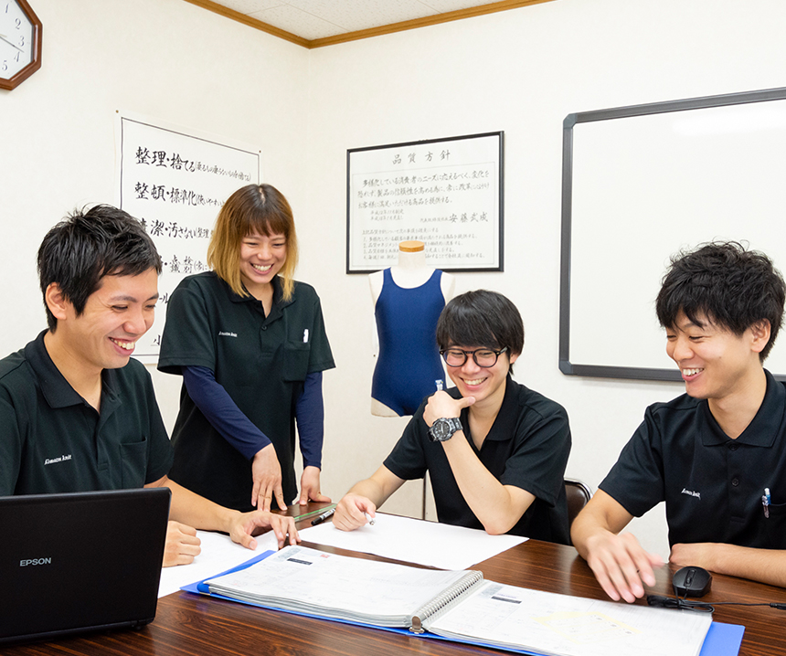 生産管理の業務の様子